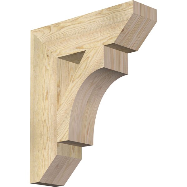 Ekena Millwork Westlake Slat Rough Sawn Bracket, Douglas Fir, 6"W x 22"D x 26"H BKT06X22X26WTL06RDF - main